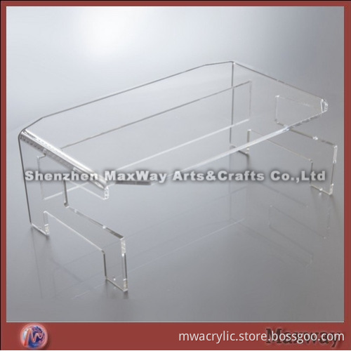Carved desktop elegant acrylic computer table base